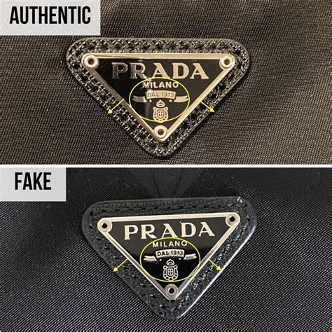 prada ballerine original vs fake|prada real or real.